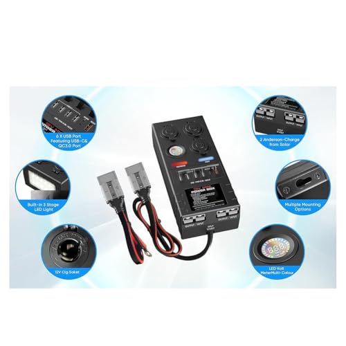 Boîte de distribution d'alimentation électrique pour le camping - 5