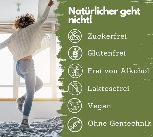 Liquid Chlorophyll aus Alfalfa - hochdosiert & ohne Konservierungsstoffe - 200 mg natürliches Chlorophyll pro Tagesdosis- 100% vegan & in Deutschland hergestellt - 50 ml Chlorophyll Tropfen
