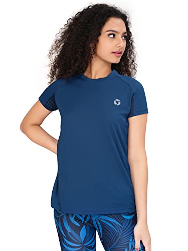 Image of TECHNOSPORT Women's 100% Polyester Regular Fit T-Shirt