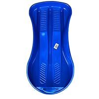 Easy Shopping Heavy Duty Colour Large Adults Kids Children Snow Sledges Toboggan Sledge Rope Sled Play Snow Ice (Blue Snow Sledge)