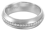 Wunderschöner 925 Sterling Silber Ring besetzt mit Weißen Zirkonia - Breite: 0,6 cm