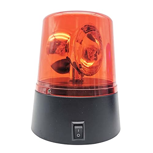 KKYOYRE 回転灯 回転ライト 回転式警告灯 小型回転灯 電池式 安全 誘導 防犯 非常ライト 工場/建設現場/公共の場所に適応 LEDタイプ (レッド)