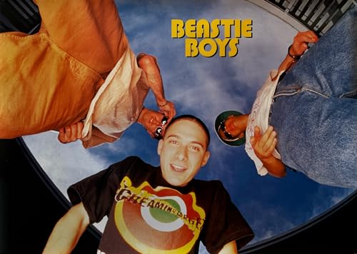 Affiche Beasties Boys 61X84Cm - Poster en Papier Épais pour Cadre Mural Standard
