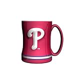 MLB Philadelphia Phillies Sculpted Relief Mug, 14-ounce