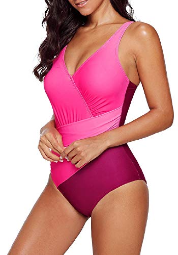 Achruor - Costume da bagno da donna, con cintura