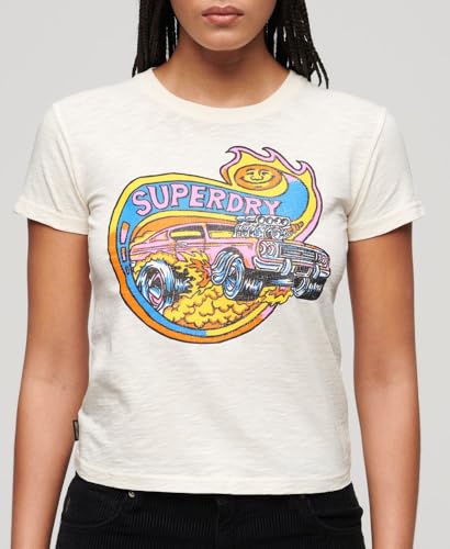 T shirt Superdry T shirt Motif Fluo Motor EU - vue 9