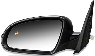DOOR MIRROR LH POWER HTD W/SIGNAL PTM REPLACEMENT FOR HYUNDAI KONA ELECTRIC 2019 PARTSLINK NUMBER HY1320257