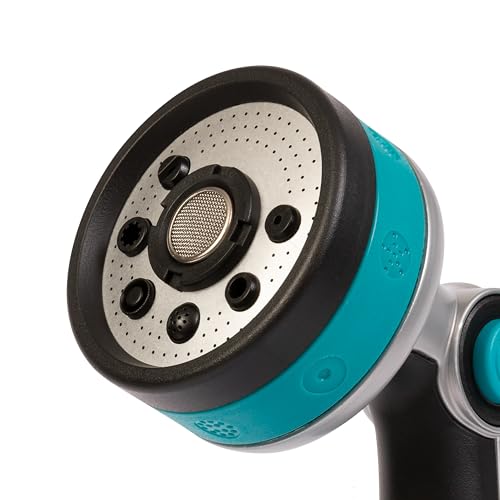 Gilmour 825502-1001 Swivel Connect Watering Nozzel, Black/Aqua, Thumb Trigger by GILMOUR - Image 7