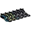 Saucony Men’s Rundry Bolt Performance No-show Socks, Available in M-xxl (6, 12, 18 Pairs)