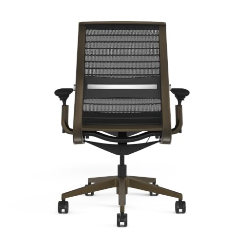 Image of Steelcase Think Ergonomic Office Chair | Adjustable Lumbar Support, 4D Arms, LiveBack System | Weight-Activated Recline | 12-Year Warranty