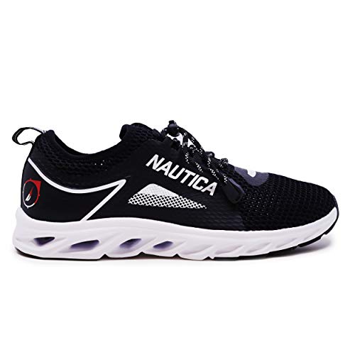 Nautica Men's Water Shoes Jogging Quick Dry Pool Sports Sneaker -Aivin-Black Size-9 #TOP1