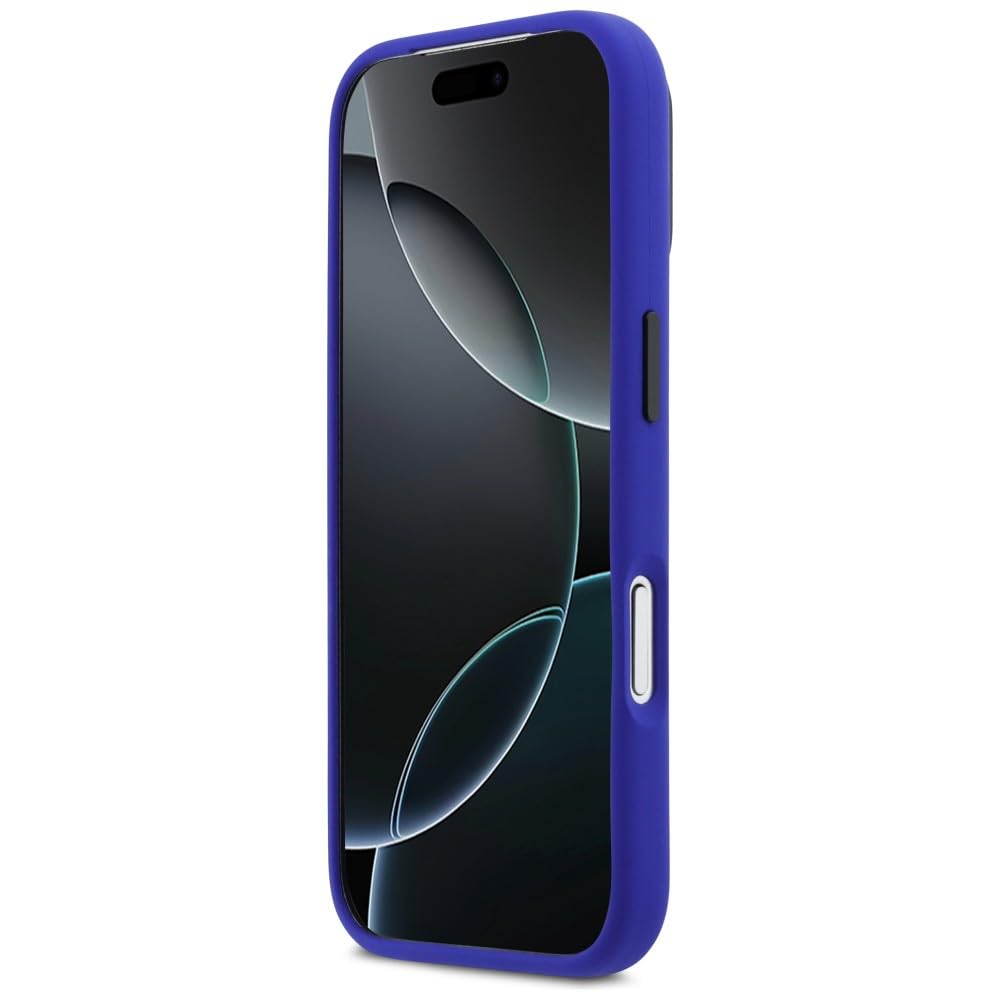 CG MOBILE BMW M Logo Vertical de Silicona Compatible con Funda MagSafe para iPhone 17 Pro (Azul Marino)