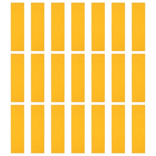 Papier Xuan pour calligraphie DIYEAH jaune doré anti-bavure de 100 feuilles 7x26 cm