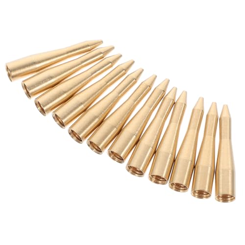 Sosoport Metal Shafts Sleeves Set 12pcs Thread Rods for Replacement Accurate Darting Tools