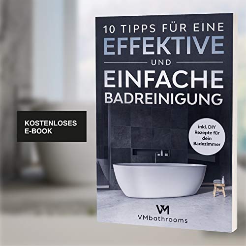 Klobürste aus Silikon mit Edelstahlgriff von Vmbathrooms Ersatz-WC-Bürste