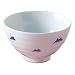 World Create 15390 Indigo Flower Bowl, Arita Ware Fuji Komon, Blue