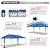 COBIZI Canopy 10x20 Pop Up Canopy Tent 10x20ft Waterproof Party Tent Ez Up Canopy Tents for Parties Wedding Outdoor Commercial Event Gazebo Portable Instant Tent for Backyard Camping Carport, Blue