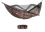 AMAZONAS Moskito-Traveller Forest Ultra Light Hängematte aus 100 % extra stabilem und atmungsaktiven Nylon-Ripstop ca. 500g Packmaß 24,5 x 8,5cm 275 cm x 140 cm
