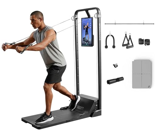 Speediance Gym Monster attrezzatura fitness per la casa, palestra intelligente all-in-one, fino a 100 kg, APP registra i dati di allenamento, costruzione muscolare e bodybuilding per la casa Speediance Gym Monster attrezzatura fitness per la casa, palestra intelligente all-in-one, fino a 100 kg, APP registra i dati di allenamento, costruzione muscolare e bodybuilding per la casa