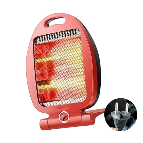 KAHDGSS Estufa Eléctrica ABS Compacta 600 W 3 Modos Modificables Silencio Transportable Interior para Uso Doméstico En Invierno 220 V De Lo Contrario Bajo Nivel Ruido Ahorro Energía