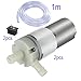 RUNCCI-YUN 2PCS 6V-12V Micro Motorpumpe, Aquarium wasserpumpe mini, Wasserkühlpumpe selbstansaugend 370 DC 12 V Mini Wasser Saugpumpe,Membranpumpe Geräuscharm,für Tee Maschine Aquarium Wasserspender