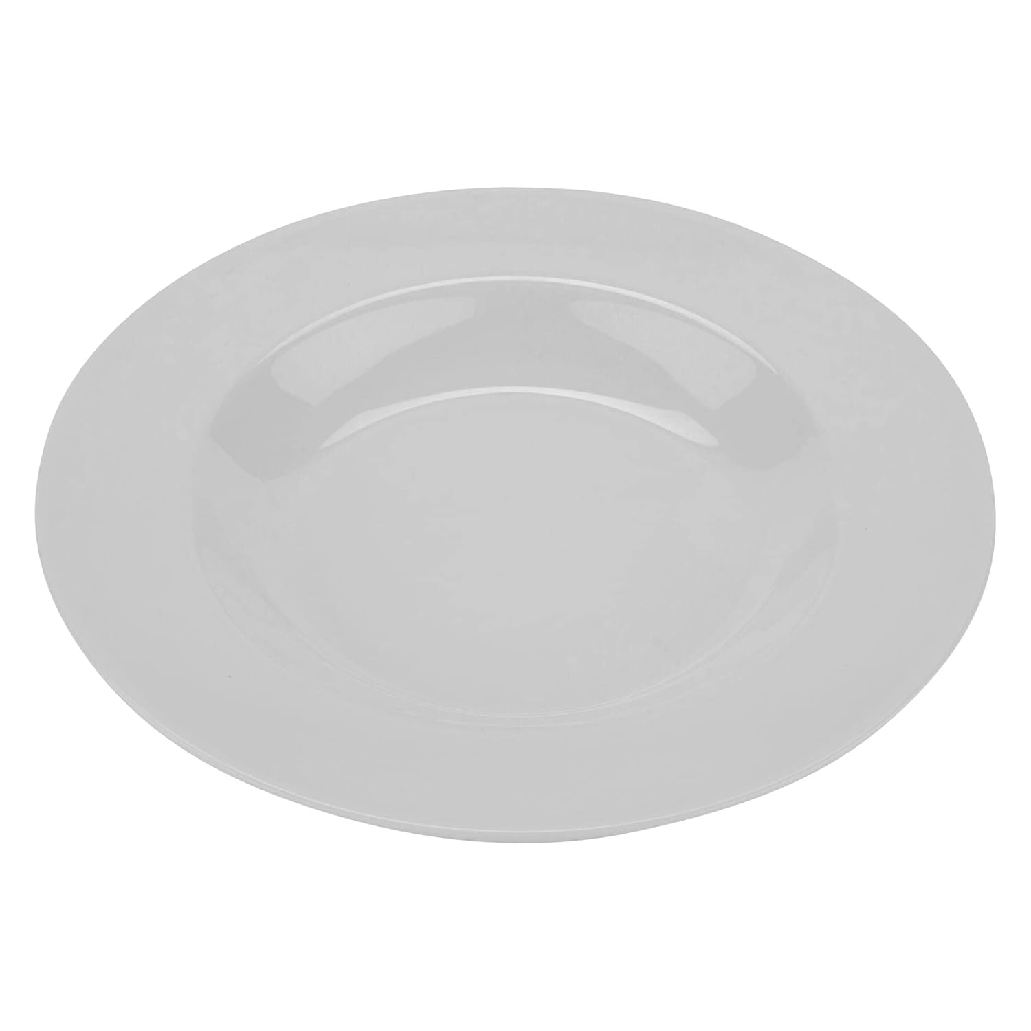 G.E.T. B-1611-DW Diamond White Collection, White 16 oz. Melamine Bowls (Pack of 12),