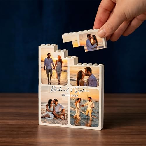 Personalized Couple Photo Puzzle Gift for Valentine's