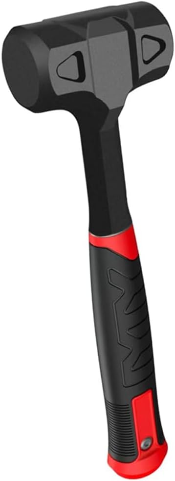 YIYITOOLS 3-Piece Dead Blow Hammer Set,16oz(1LB),32oz(2LB),48oz(3LB),Deadblow Hammers with One-Piece Forged Carbon Steel,Steel Ball-Filled Head,Anti-Vibration Rubber Grip,Spark and Rebound Resistant