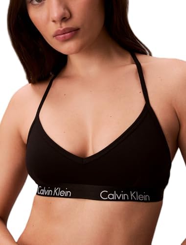 Calvin Klein Women's Motive Cotton Lightly Lined Bralette Bra