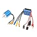 2430 7200KV 4P Sensorless Brushless Motor with 25A Brushless ESC for 1/18 RC Off-Road Car Boat