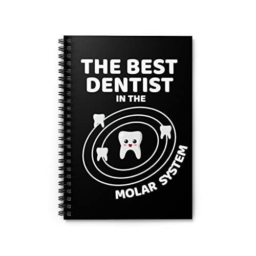 Cuaderno de espiral, divertido médico, odontología, cavidades, ortodoncista, novedad, ortodoncista, medicina, odontólogo, talla única