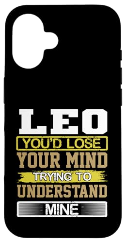 �a���� ���[���A Lose Mind to Understand Mine Leo Birthday �X�}�z�P�[�X iPhone 16 �p