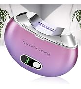 Automatic Electric Nail Clipper with 3-Speeds Levels and Nail Clip Storage, LCD Digital Display, ...