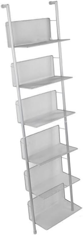 Cd Rack Record Storage Rack, 3/6 Tier Floor Standing Metal Shelf Bookshelf,L