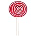 Zerodeko 2Pcs Lollipop Prop, Realistic Fake Lollipop Models, Resin Simulation Candy Decorative Photo Props Party Favors for Wedding, Christmas, Baby Shower, Birthday (Red)
