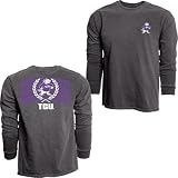TCU Horned Frogs NCAA Officially Licensed Long Sleeve T-Shirt Ringspun Front/Back Retro Laurels, XX-Large Team Color