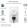 Zigbee Smart Plug Outlet, Mini Remote Voice Control with Alexa, Easy Setup, Work with Google Home/SmartThings, Hub Required 4-Pack
