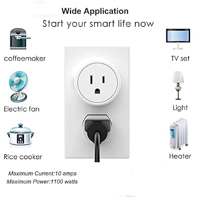 Zigbee Smart Plug Outlet, Mini Remote Voice Control with Alexa, Easy Setup, Work with Google Home/SmartThings, Hub Required 4-Pack