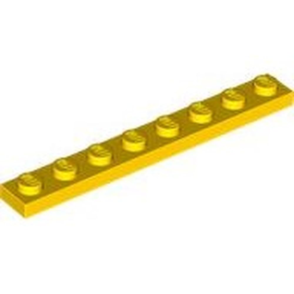 LEGO Plate 1 x 8, Part 3460, Part 3460, Choose Your Colour (Yellow, 10, count) — image 1