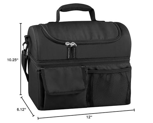 THERMOS Lunch Lugger Cooler, Black
