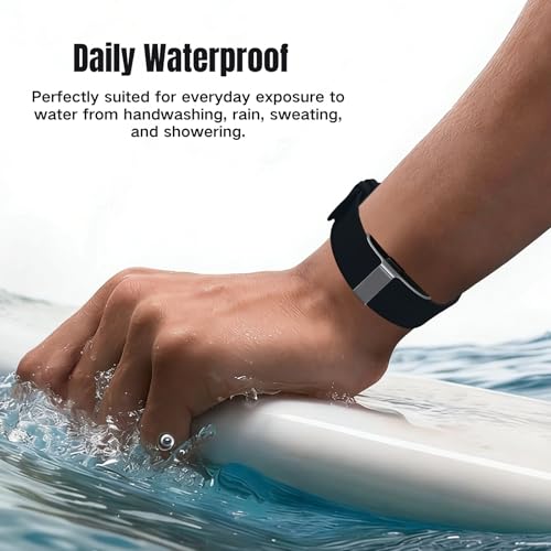CKONXE Silicone Loop Strap Compatible with Hume Health Band, Soft Silicone Replacement Band Adjustable Clasp Buckle Closure Strap Wristband for Fitness Tracker & Activity Monitor