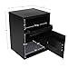 Electronic Safe Deposit Box - Drop Safe with Digital Keypad and 2 Manual Override Keys for Business Cash Drops or Home Safety by Paragon Safes (Black)