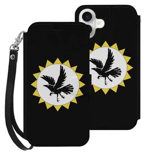 ���@�G �J���X �� iPhone16Plus�p �P�[�X �A�C�t�H��16�v���X�p �P�[�X �蒠�^ �X�g���b�v�t�� �X�}�z�P�[�X ���z�^ �X�^���h�@�\ PU���U�[ �S�ʕی� �ϏՌ� �g�уJ�o�[