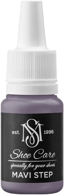 Nutritive Leather Spray - NCS S 6010-R50B Ebony Lavender - Deep Conditioning & Shoe Color Restoration for Smooth Leather by MAVI STEP - 1.70 fl oz / 50 ml