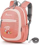 MOUNTAINTOP Kinderrucksack Kleinkind Rucksack mit Leine Kindergartenrucksack für Mädchen 1-3 Jährige, 24 x 9.5 x 31CM