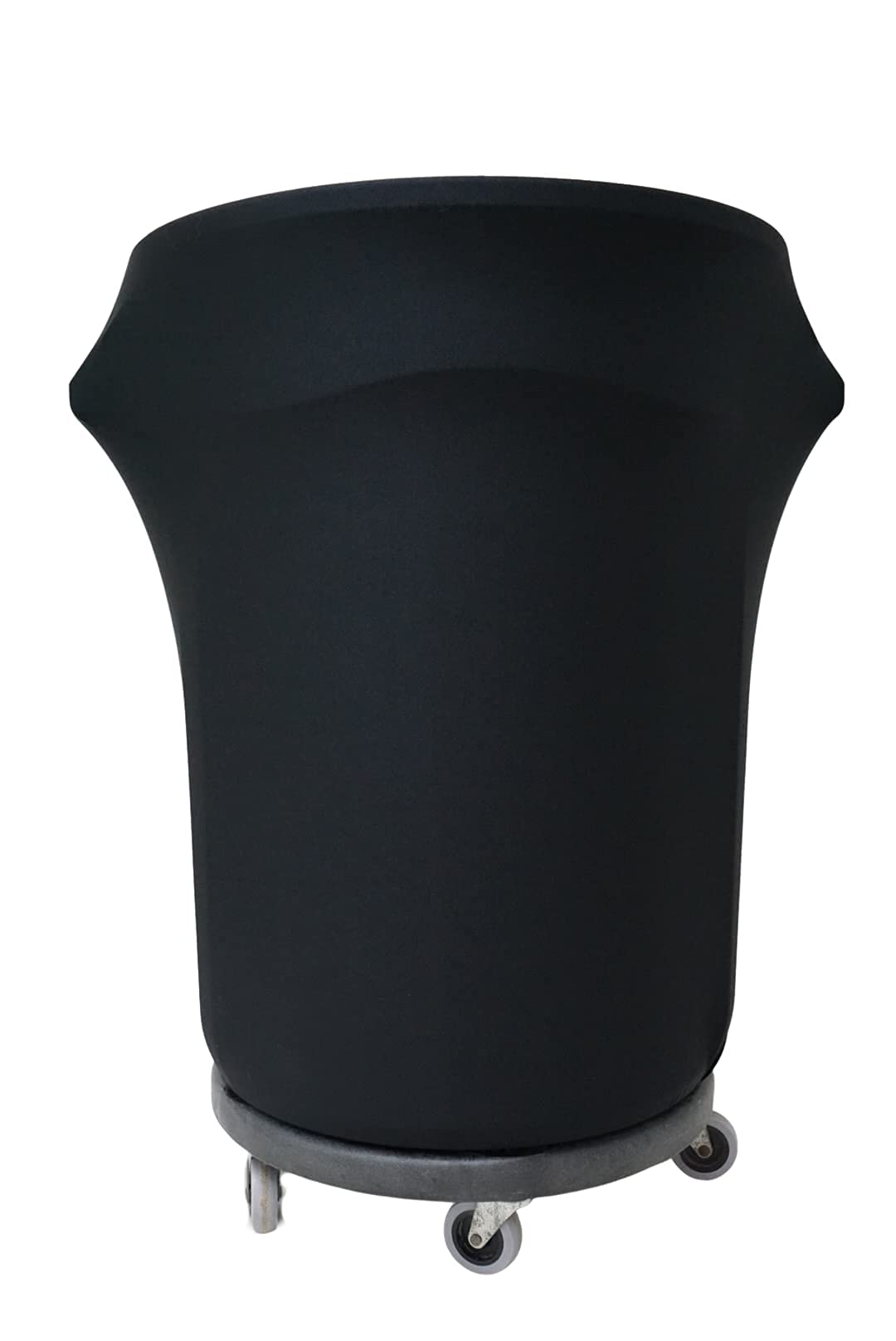 Amazon.com: Spandex & Table Linens Black Spandex Stretch Trash Can