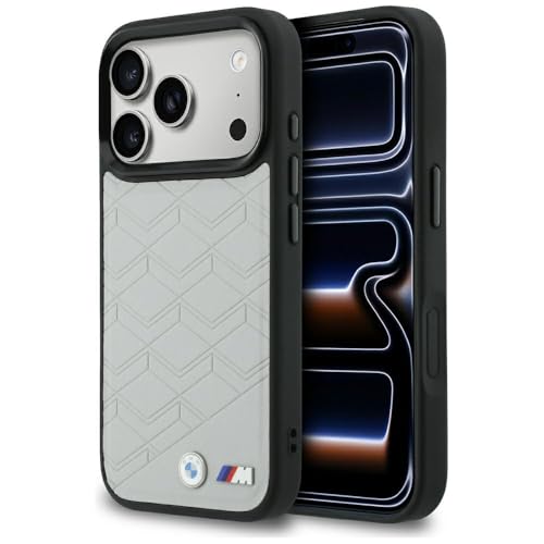 CG MOBILE BMW Logo en forme de M compatible avec MagSafe Coque pour iPhone 17 Pro Max (gris)