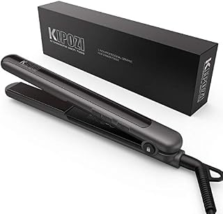 KIPOZI Professional Hair Straightener, Dual Voltage Flat Iron for Hair, 1 Inch 2