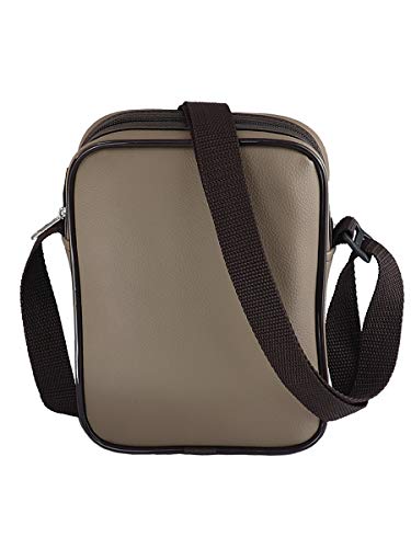 Bolsa Shoulder Bag Pochete Transversal Impermeável (Marrom-Claro)
