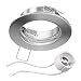 Produktbild ledscom.de Decken-Einbaurahmen Fere Einbaurahmen Chrom matt (LED/Halogen/GU10/MR16/PAR16/50mm) inkl. GU10 Fassung